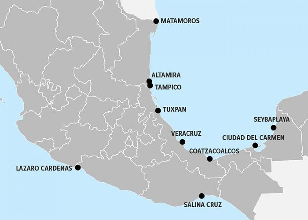 mapa Meksiko luke