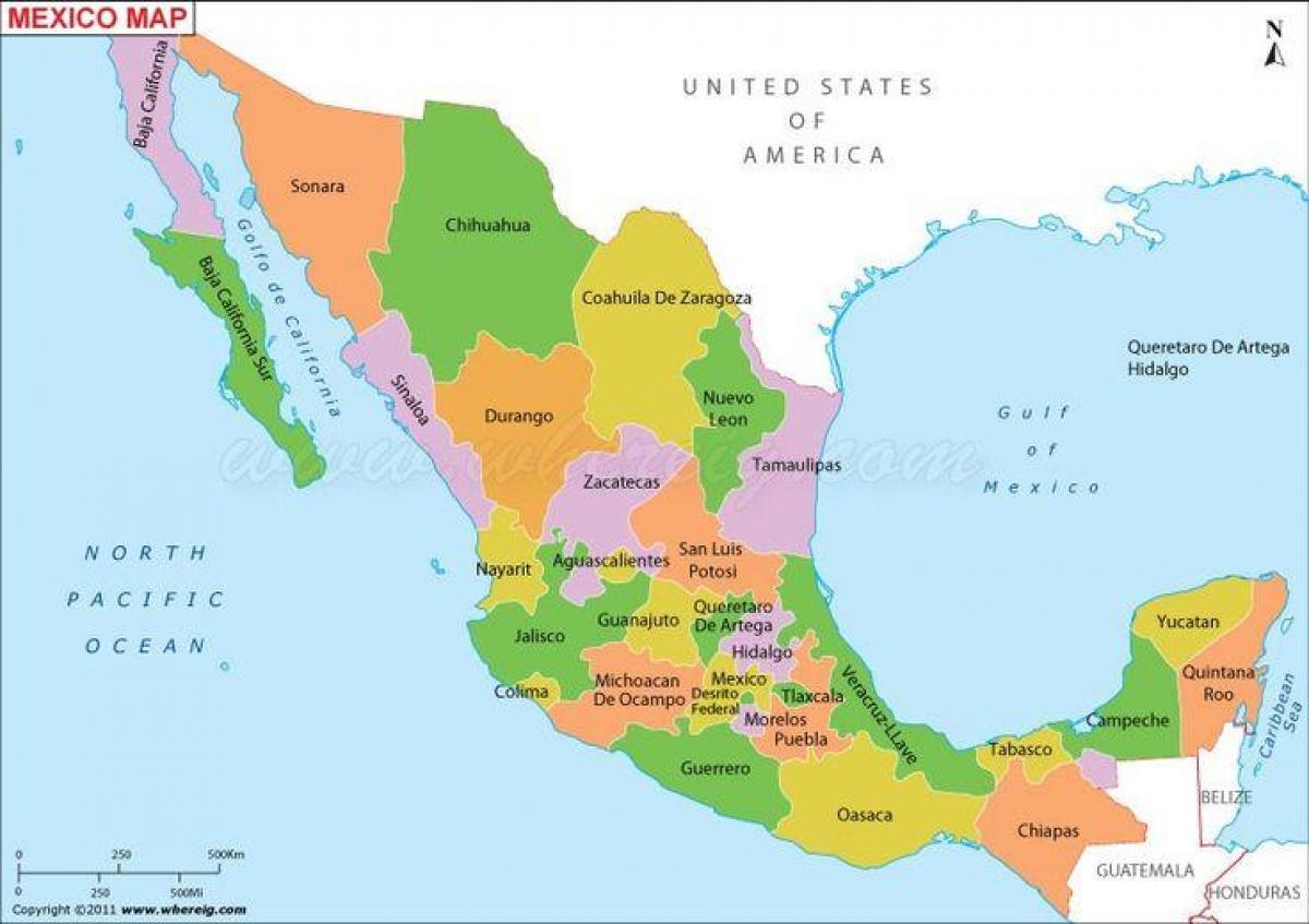 mapi Meksiko država