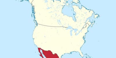 Mexico i amerika mapu