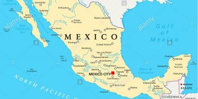 Meksiko mapu gradova