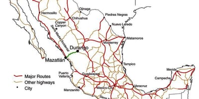 Meksički danak mapu
