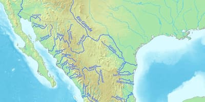 Mapa Meksiko reke