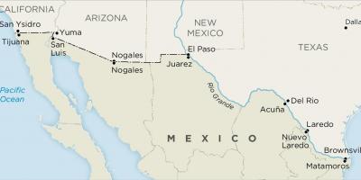 Nas i Meksika mapu